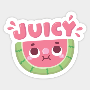 Cute Juicy Watermelon Sticker